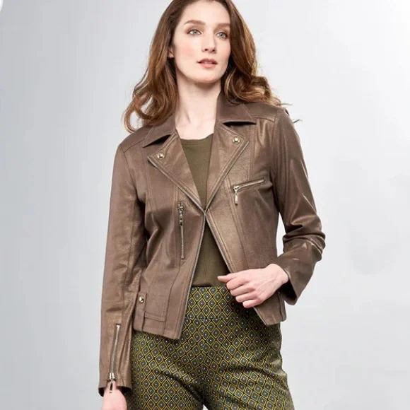 Insight Sage Moto Vegan Jacket NWT - Picture 2 of 4